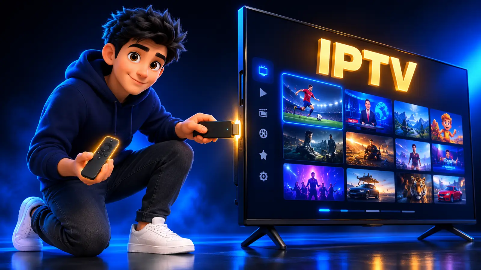 how to install IPTV on Firestick — setting up an IPTV player on Amazon Fire TV Stick